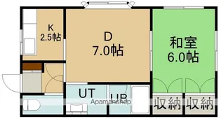 フォーレストやまと【1階】の間取り